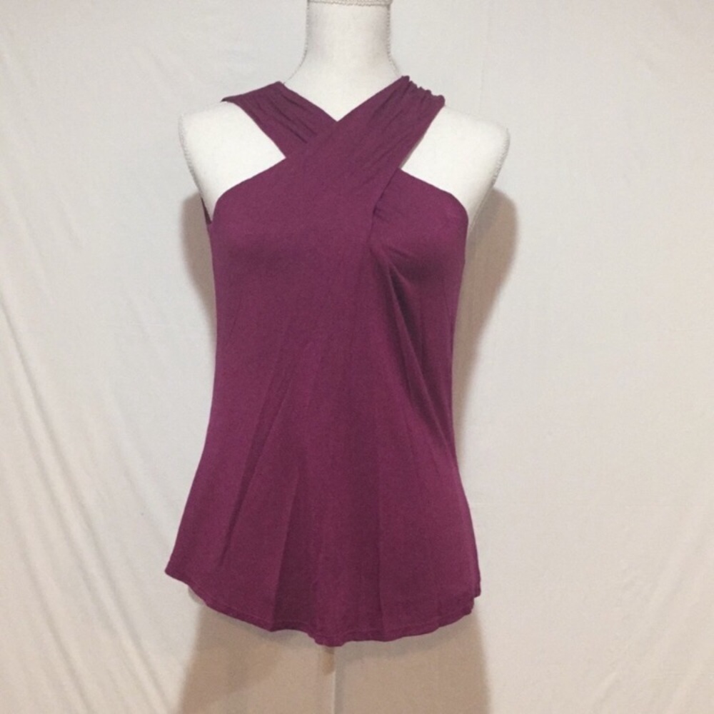 Ella Moss Cross Over Halter Top
